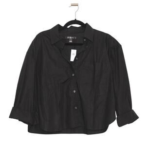 Banana Republic The Boxy Crop Shirt Size Large NWT
